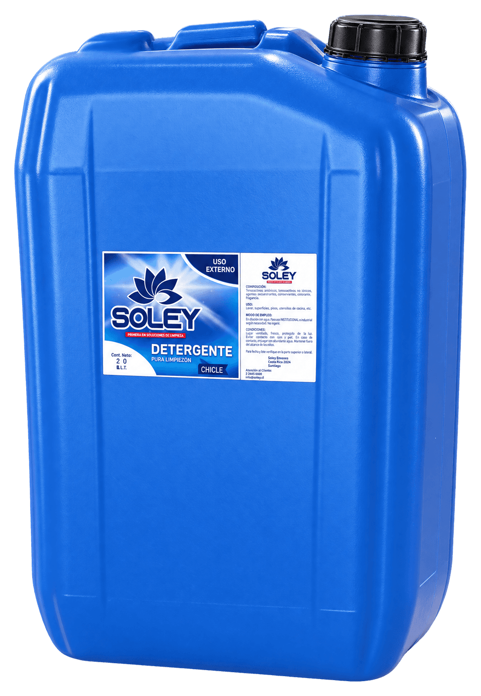 Caneca de Detergente Líquido Soley de 20 litros
